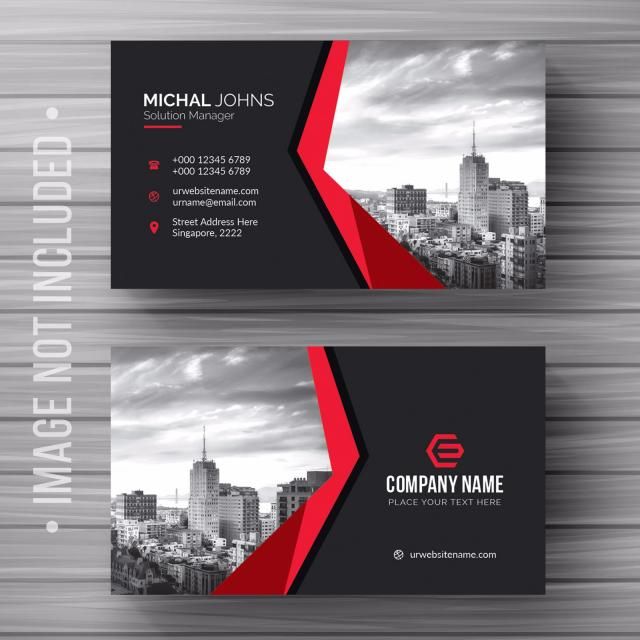 Black And Red Business Card Free Business Cards Web Design 640x640 Black And Red Business Card Free Business Cards Web Design