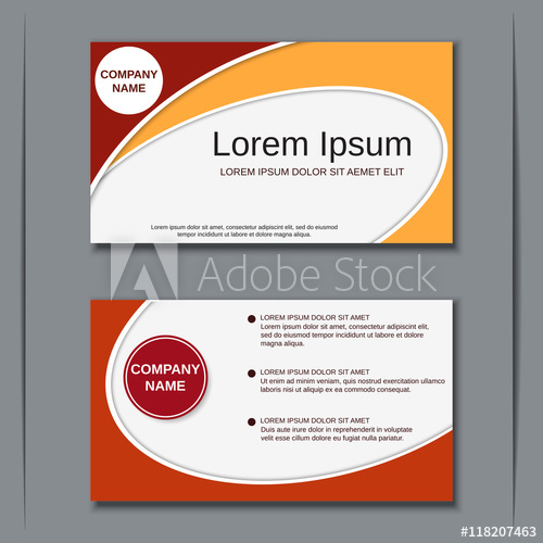 Modern Business Visiting Card Vector Design Template 500x500 Modern Business Visiting Card Vector Design Template