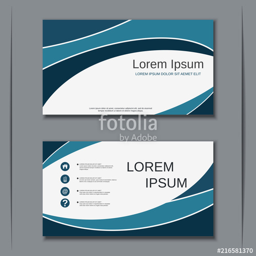 Modern Business Visiting Card Vector Design Template Stock Image 500x500 Modern Business Visiting Card Vector Design Template Stock Image