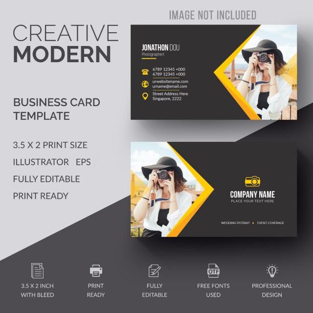 Photographer Business Card Free Business Cards Photographer 640x640 Photographer Business Card Free Business Cards Photographer
