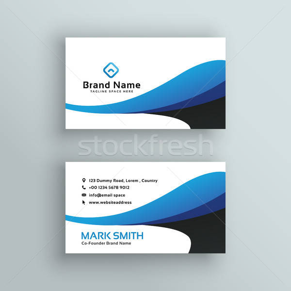 Modern Creative Business Card Vector Design Vector Illustration 600x600 Modern Creative Business Card Vector Design Vector Illustration