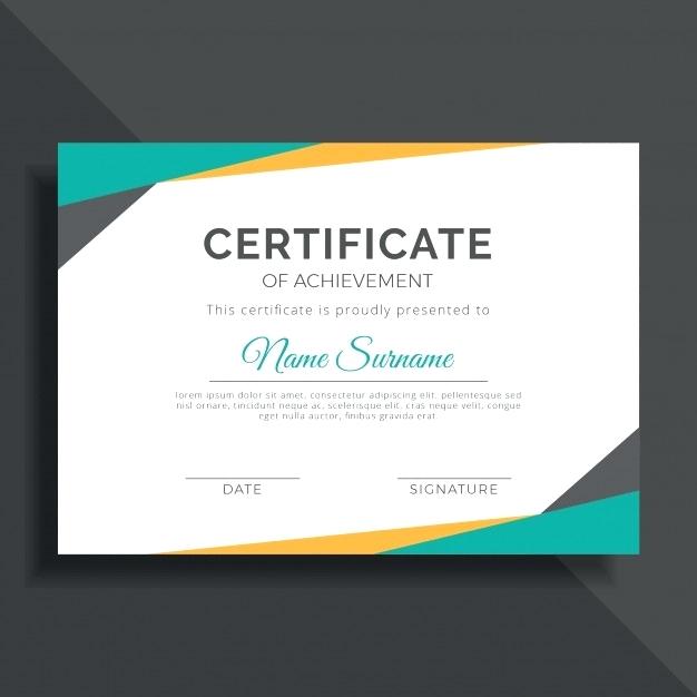 Modern Certificate Template Diploma Layout Free 626x626 Modern Certificate Template Diploma Layout Free