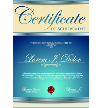 Modern Certificate Creative Design Vector Set Free Vector 340x358 Modern Certificate Creative Design Vector Set Free Vector