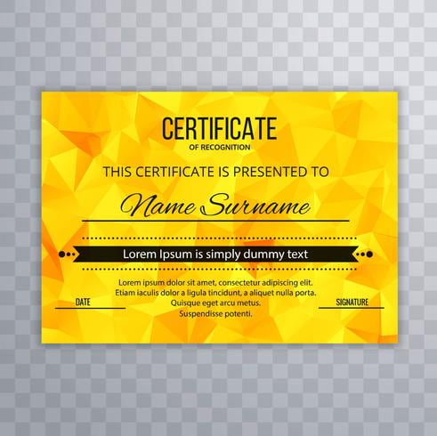 Modern Certificate Design Colorful Polygon Template Vector 491x490 Modern Certificate Design Colorful Polygon Template Vector