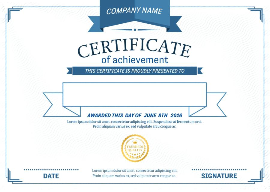 Modern Certificate Vector at Vectorified.com | Collection of Modern ...