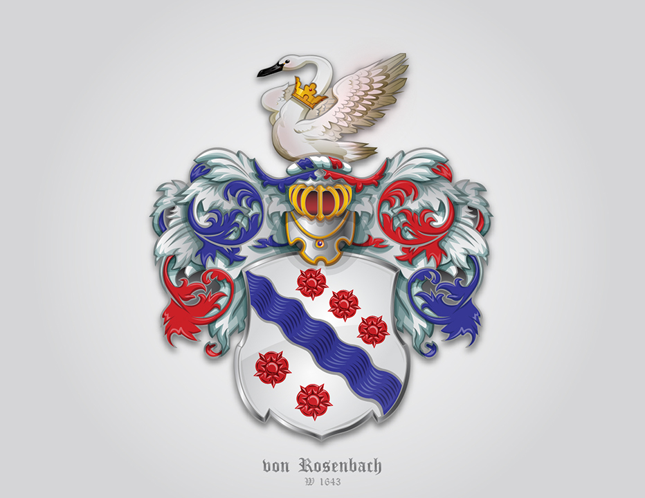 Family Crest Vector Commission On Behance 932x720 Family Crest Vector Commission On Behance