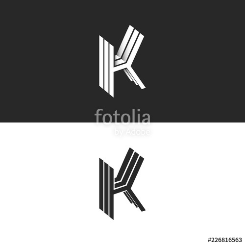 Isometric Letter K Logo Monogram, Initials Kkk Mark Crest Emblem 500x500 Isometric Letter K Logo Monogram, Initials Kkk Mark Crest Emblem