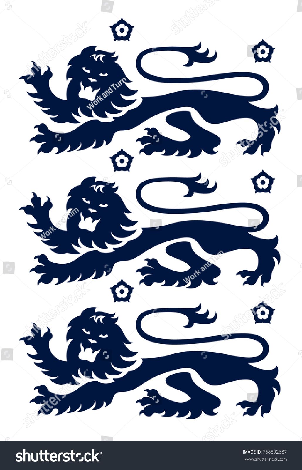 Vector Illustration Of Modern Lion Crest From England, Ukmodern 1029x1600 Vector Illustration Of Modern Lion Crest From England, Ukmodern