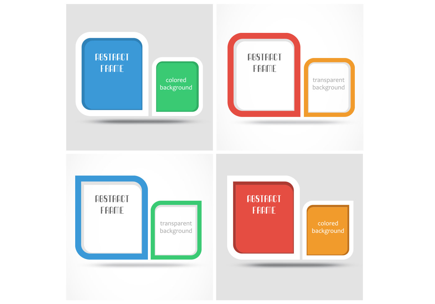 1400x980 Modern Frame Background Vector Pack