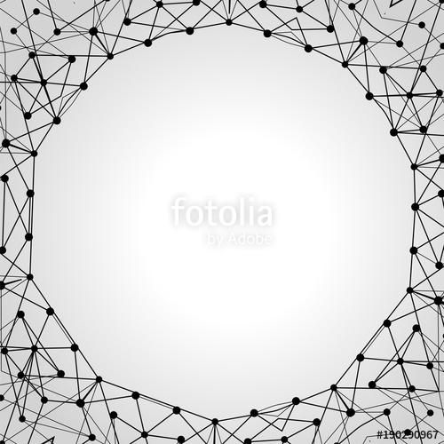 500x500 Decorative Futuristic Frame Vector Illustration Of Modern
