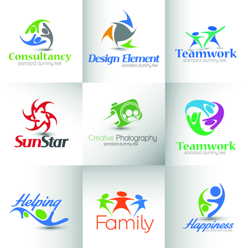 500x500 Modern Business Logos Design Art Vector Free Download
