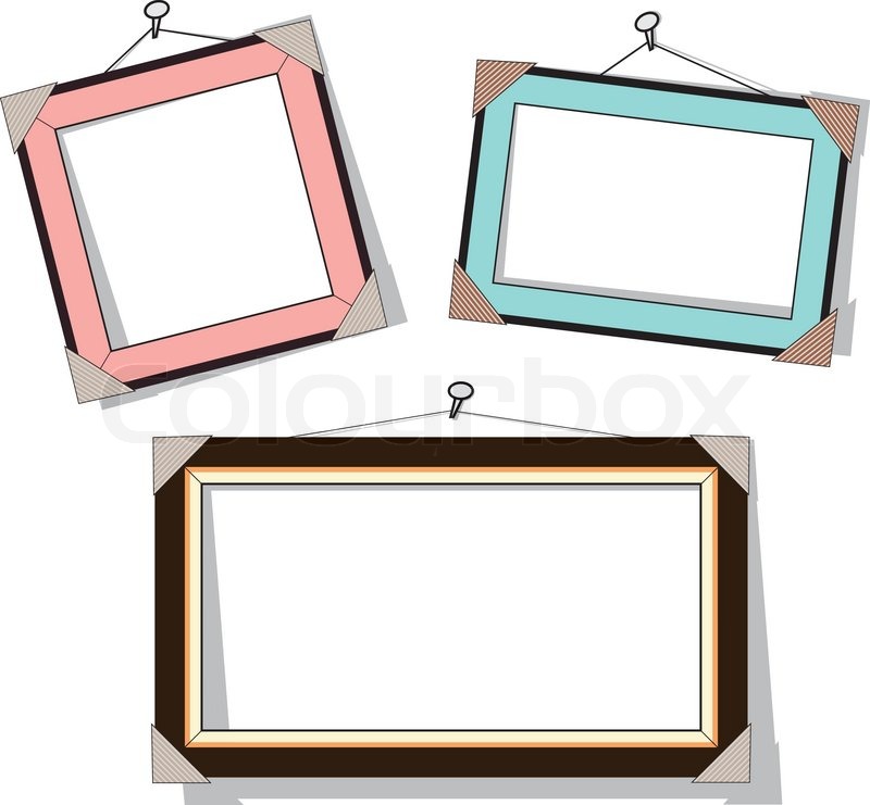 800x741 Modern Frame, Vector Illustration Stock Vector Colourbox