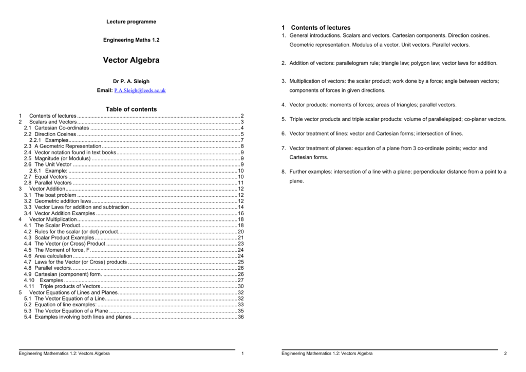 Vector Algebra 1024x724 Vector Algebra