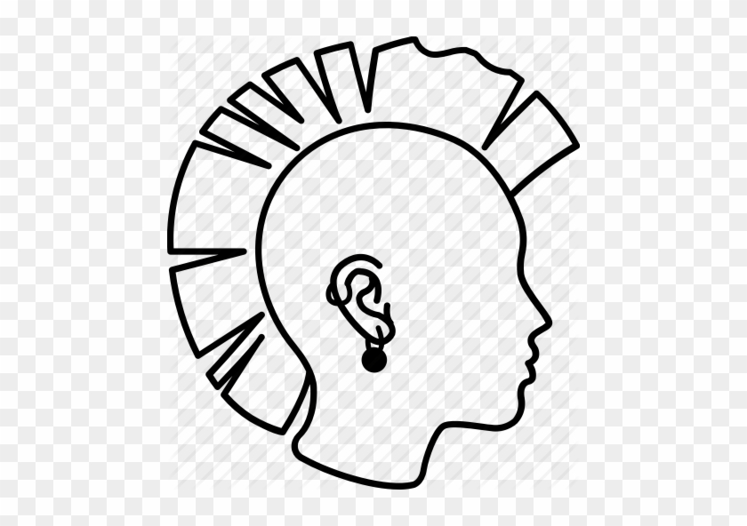 840x592 Mohawk Vector Spike Hair