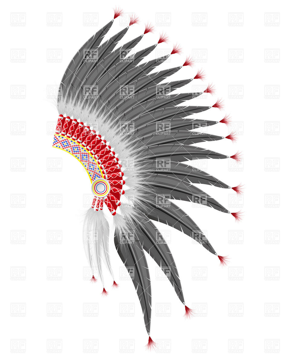 933x1200 Mohawk Hat Of The American Indians Vector Image Of Beauty, Fashion