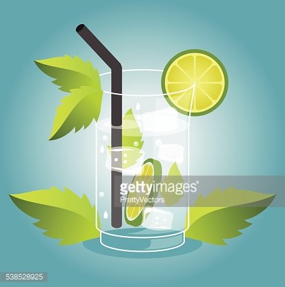 413x416 De Vector De Mojito Premium Clipart