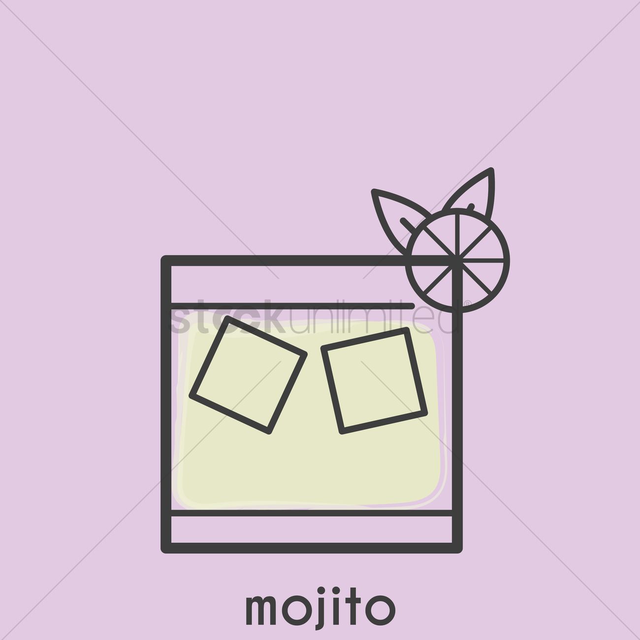 1300x1300 Mojito Vector Image