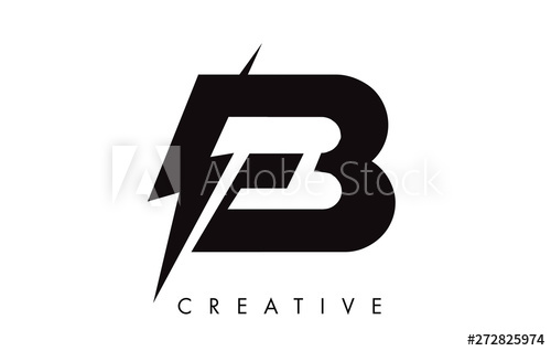 500x318 Eb Letter Logo Design With Lighting Thunder Bolt Electric Bolt