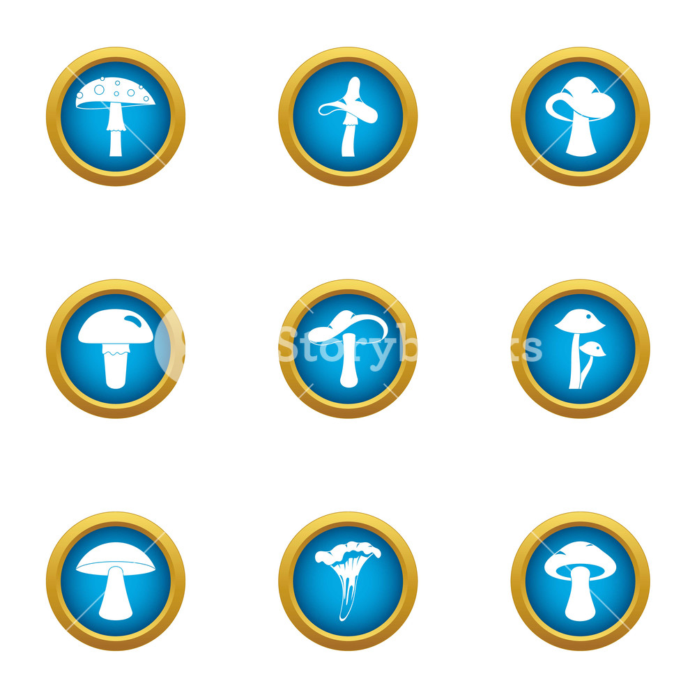 1000x1000 Mold Icons Set Flat Set Of Mold Vector Icons For Web Isolated