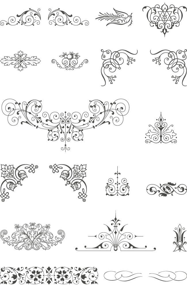 650x1020 Free Vintage Vector Ornaments Yggdrasill