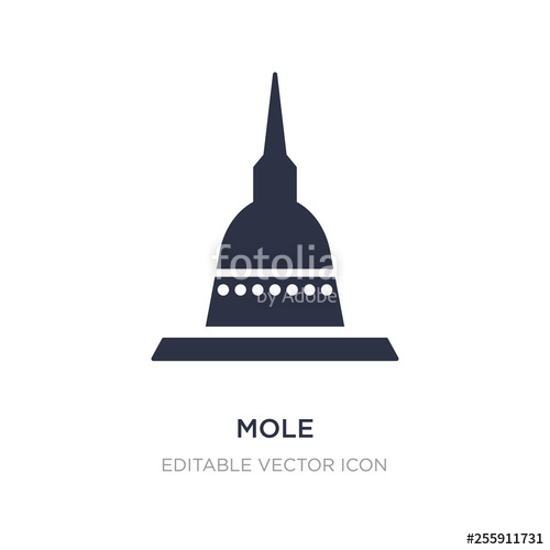 500x500 Two Color Mole Antonelliana In Turin Vector Icon From Cinema