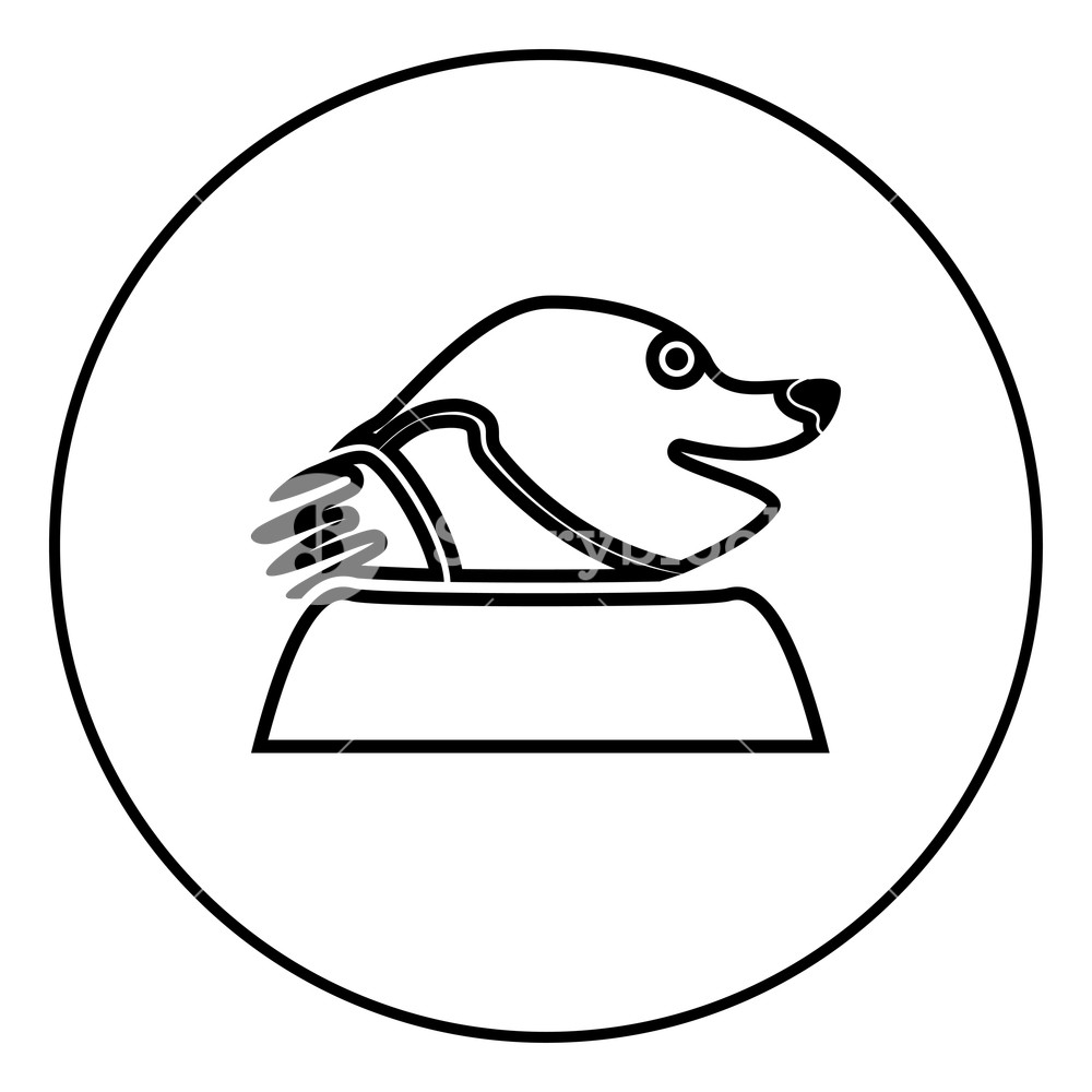 1000x1000 Mole Icon For Garden Craftin Circle Outline Vector Illustration