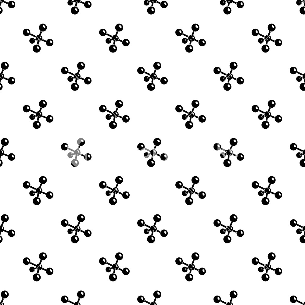 1000x1000 Molecule Chemistry Pattern Vector Seamless Repeating For Any Web