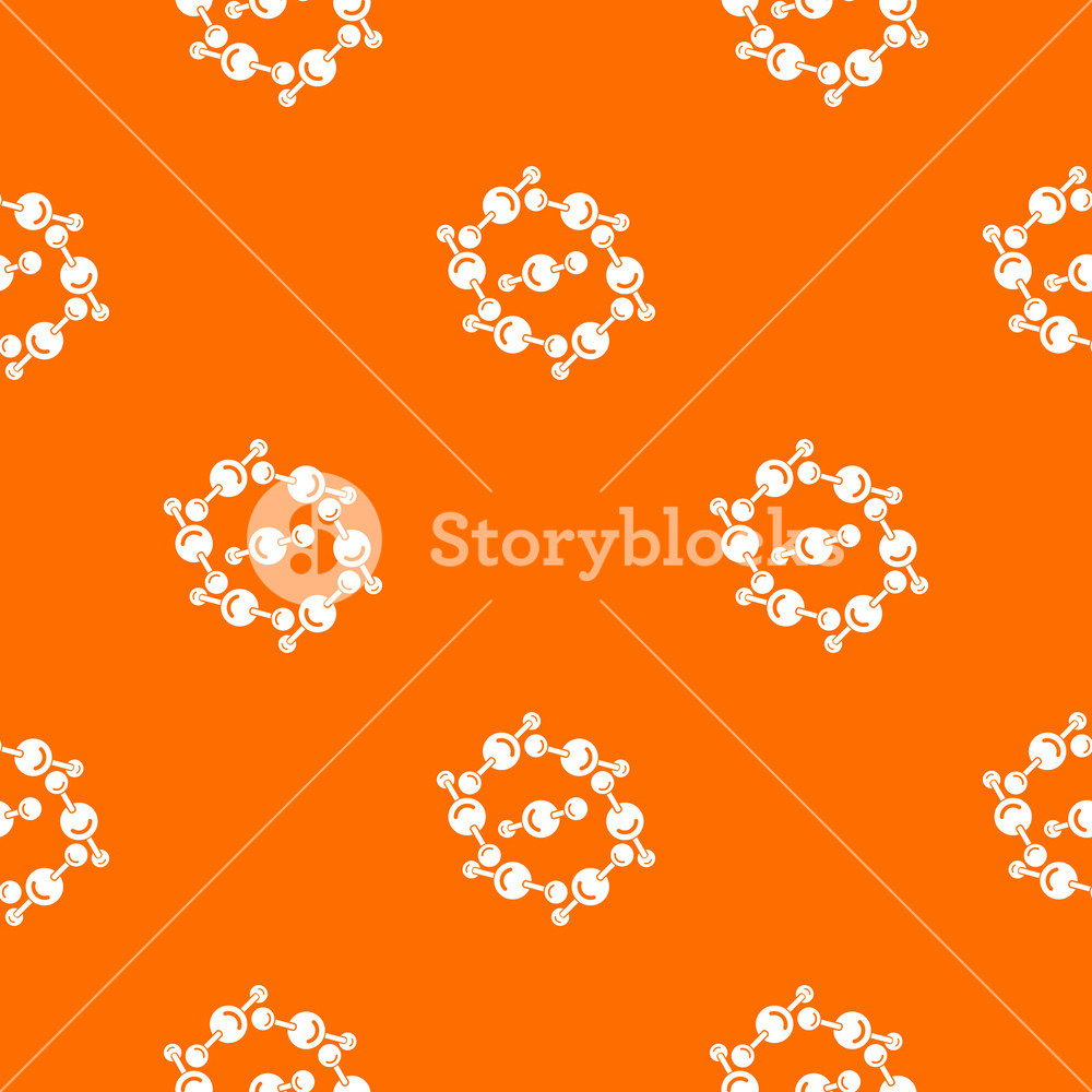 1000x1000 Molecule Design Pattern Vector Orange For Any Web Design Best