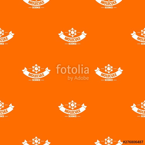 500x500 Molecule Pattern Vector Orange For Any Web Design Best Stock