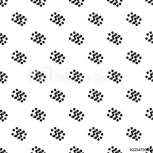 500x500 Triple Molecule Pattern Vector Seamless Repeating For Any Web