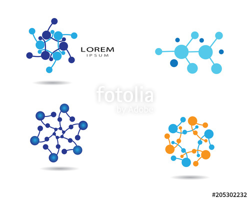500x400 Molecule Vector Icon Stock Image And Royalty Free Vector