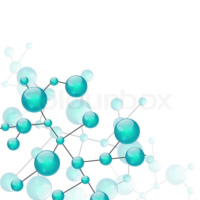 800x800 Abstract Glossy Molecular Background Stock Vector Colourbox