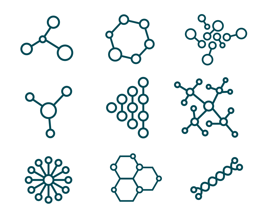 1136x936 Free Molecules Vector Vector Art Graphics