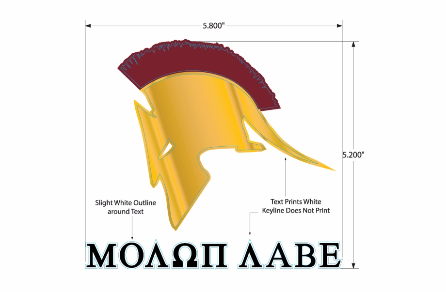 920x603 Molon Labe Spartan Helmet Decal