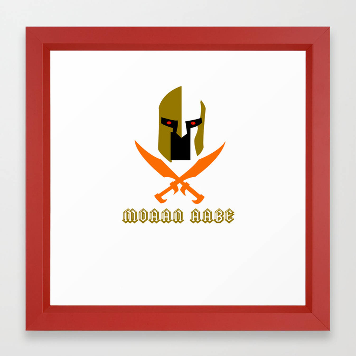 1500x1500 Molon Labe Framed Art Print