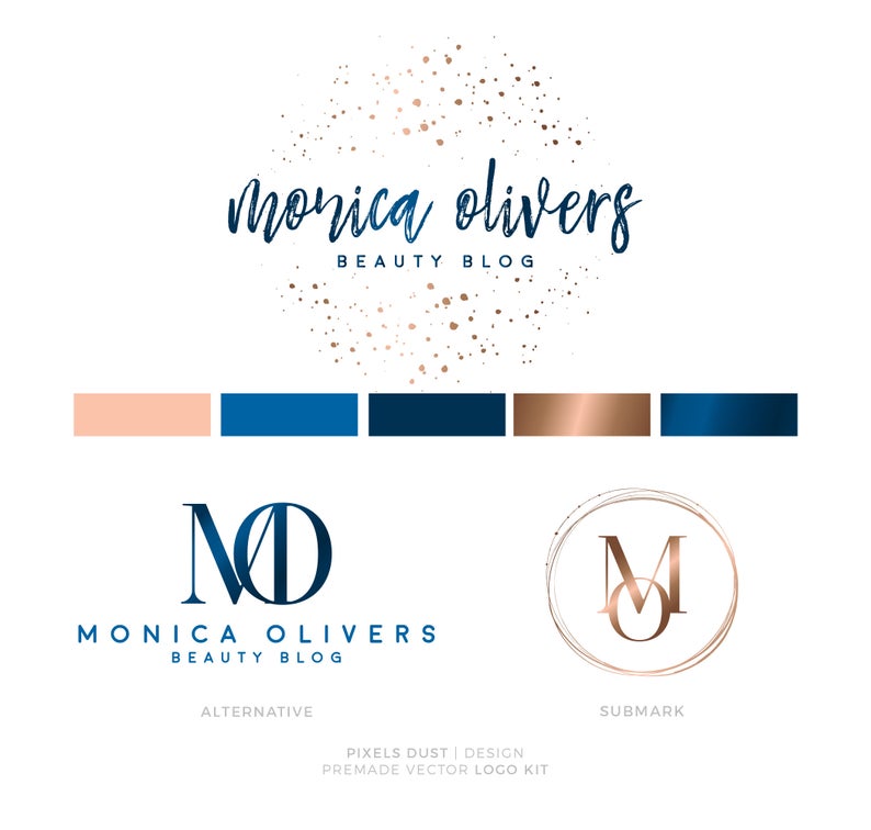 794x756 Logo Kit Vector Logo Vector Branding Package Sparkles Etsy