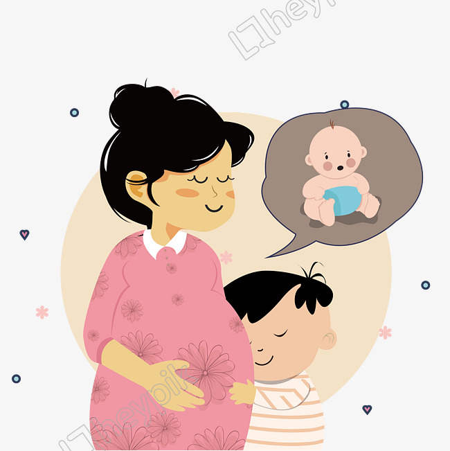 650x651 Download Free Png Pregnant Mom Vector Free Illustration Image Png