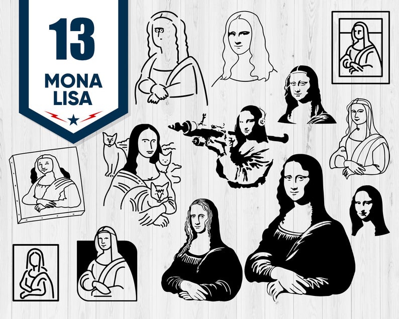 Фамилия моны. Мона Лиза вектор. Мона Лиза вектор чб. Мона Лиза логотип. Mona Lisa вектор.