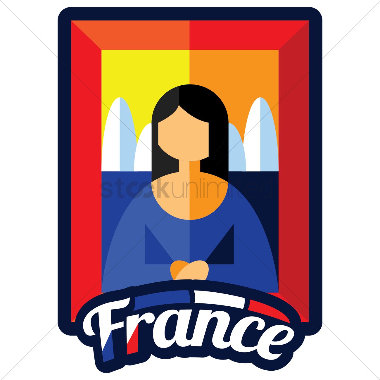 Portrait Of Mona Lisa Vector Image 1300x1300 Portrait Of Mona Lisa Vector Image