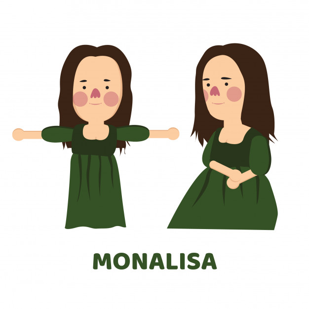 Character Monalisa Vector Premium Download 626x626 Character Monalisa Vector Premium Download