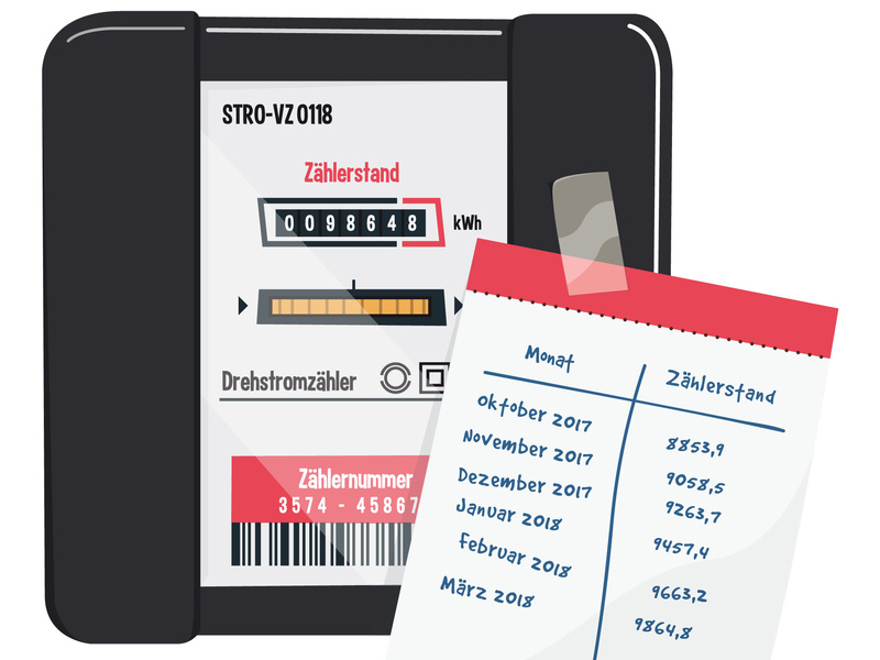 Power Meter Illustration 800x600 Power Meter Illustration