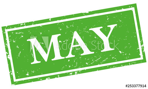 Stempel Vector Monat May 500x300 Stempel Vector Monat May