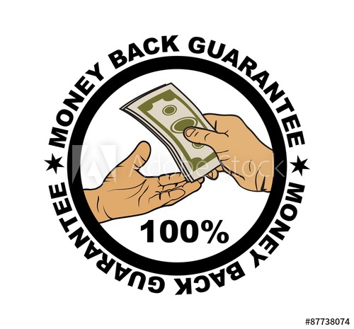 Money Back Guarantee Vector Illustration 500x465 Money Back Guarantee Vector Illustration
