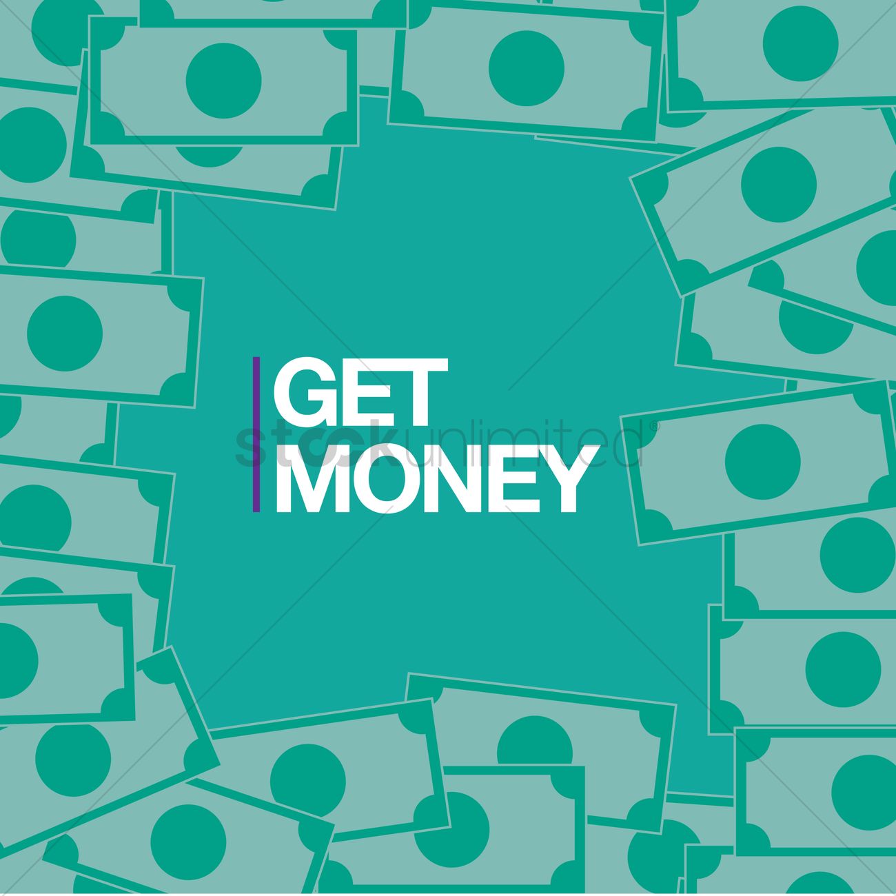 1300x1300 Money Background Vector Image