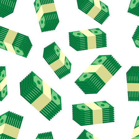 450x450 Stacks Money Cash Seamless Pattern Background Business Flat