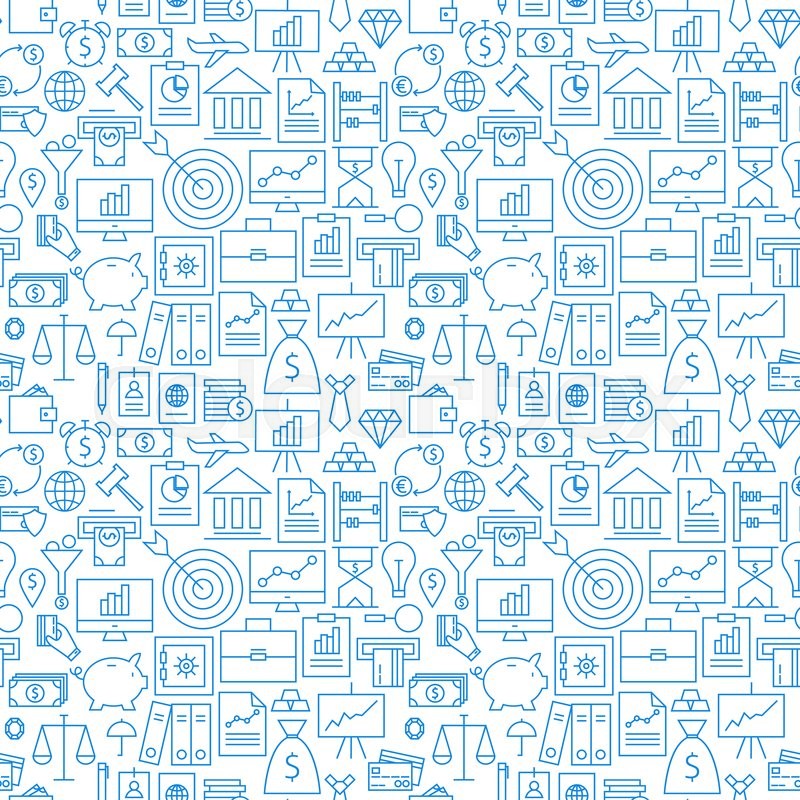 800x800 Thin Line Finance Money Banking Stock Vector Colourbox