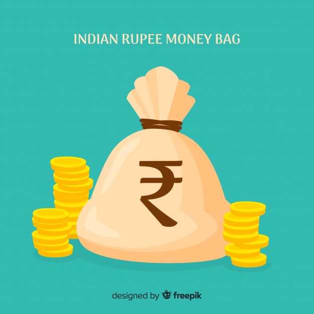 626x626 Indian Rupee Money Bag Vector Free Download