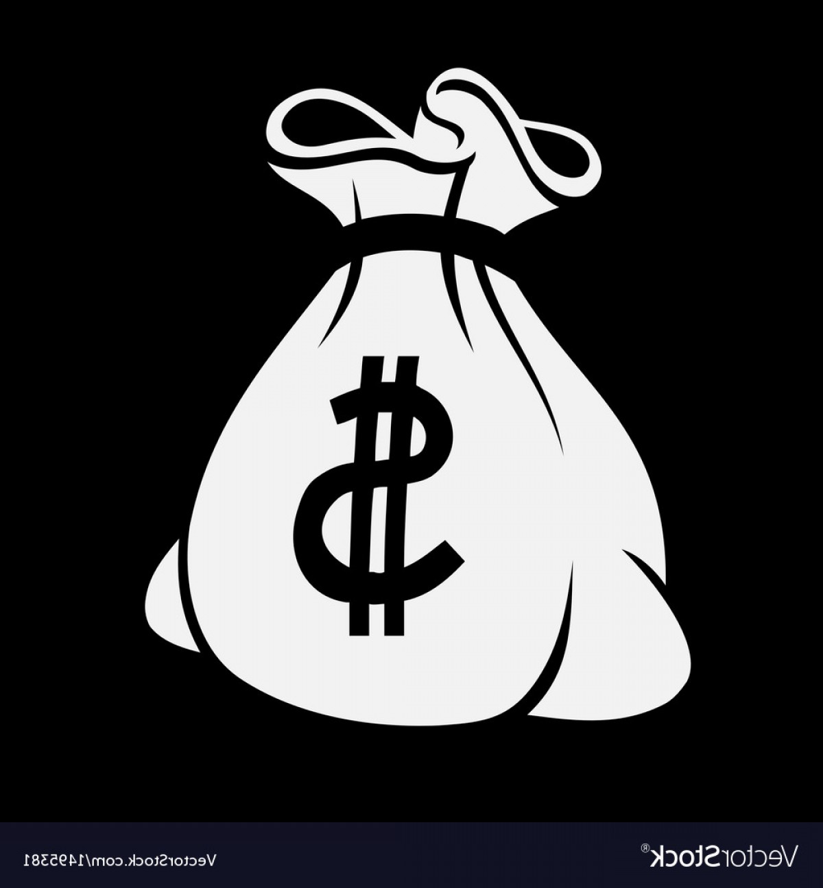 1200x1296 Money Icon With Bag Vector Soidergi