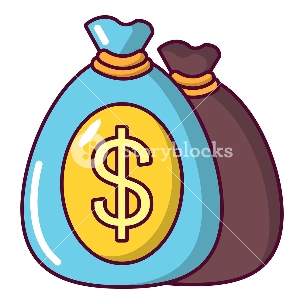 1000x1000 Money Bag Icon Cartoon Illustration Of Money Bag Vector Icon