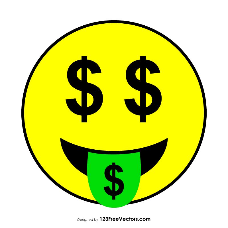 Money Emoji Vector at Vectorified.com | Collection of Money Emoji ...